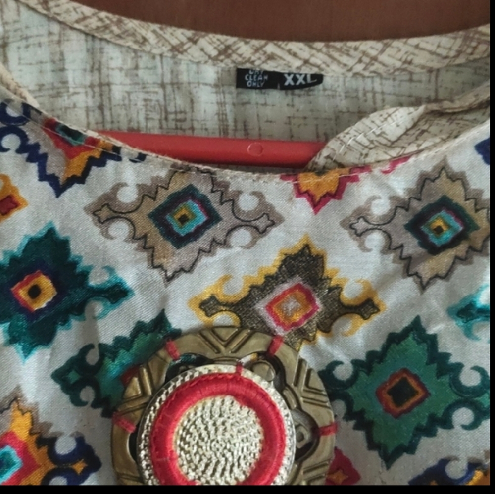 Sale - Double layered A line trendy gown/kurti - Picture 7 of 11